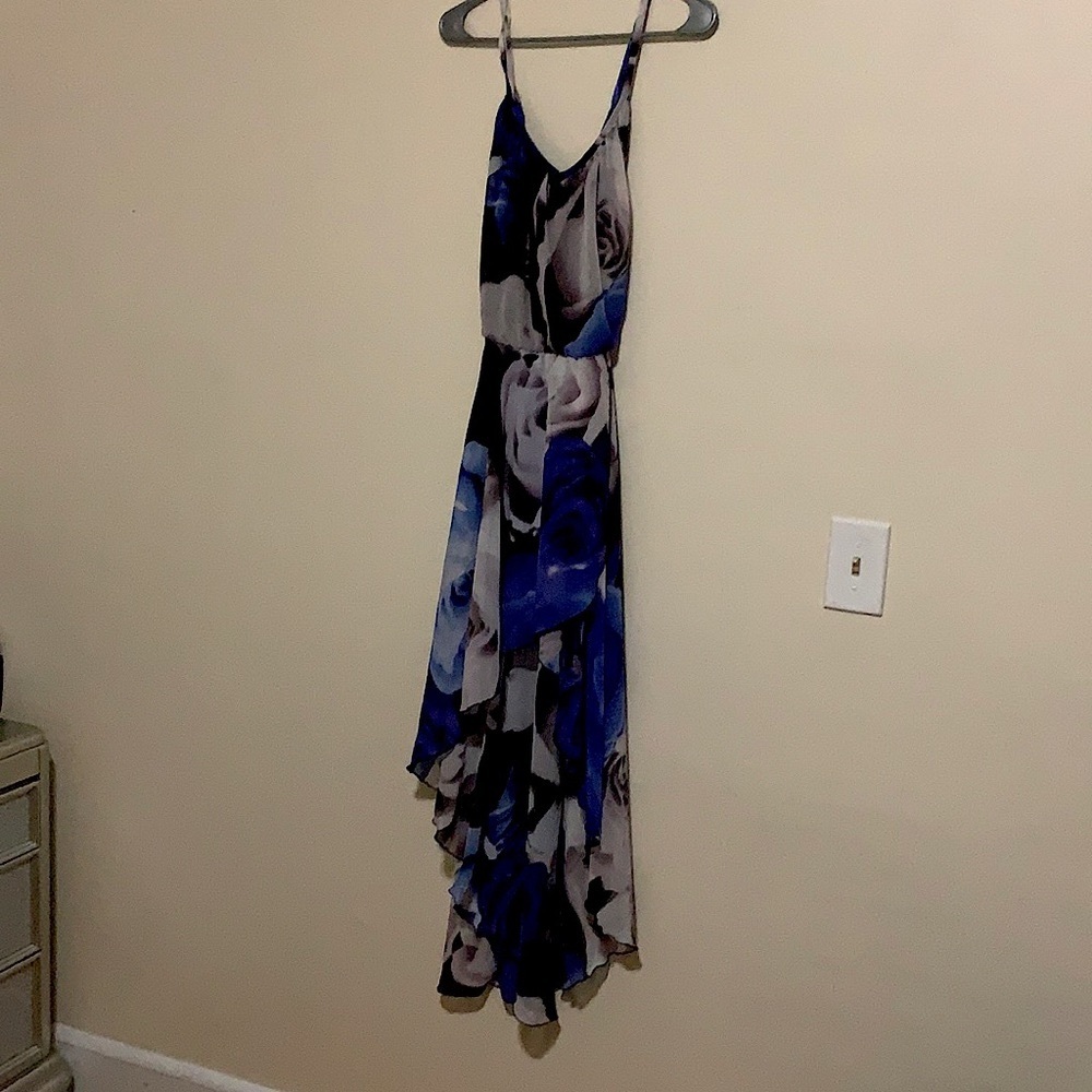 Beautiful sheer rose dress size large never worn